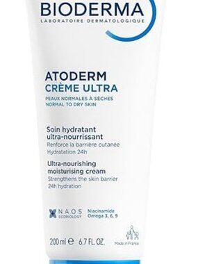 Bioderma French Atoderm Cream, Ultra Hydrating Body Moisturizer for Atopic Skin
